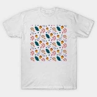 retro falling leaves T-Shirt